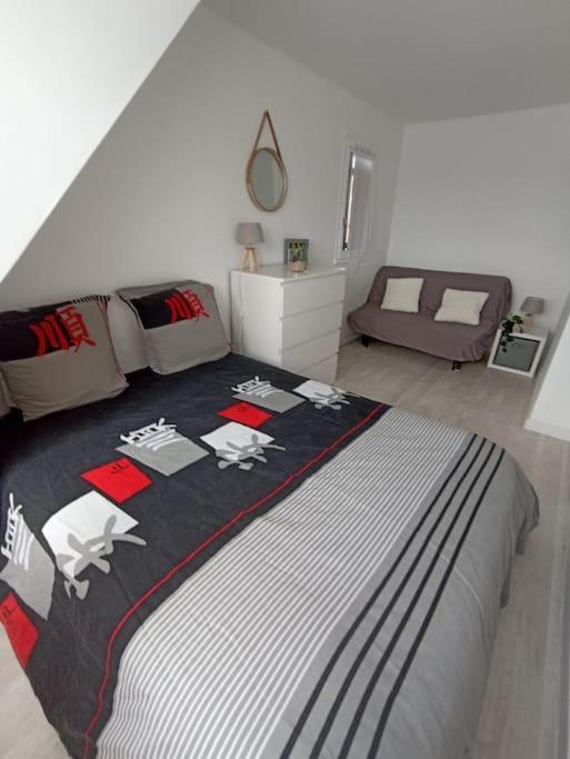 Charmant Duplex, Bord De Mer Merville-Franceville-Plage Bagian luar foto